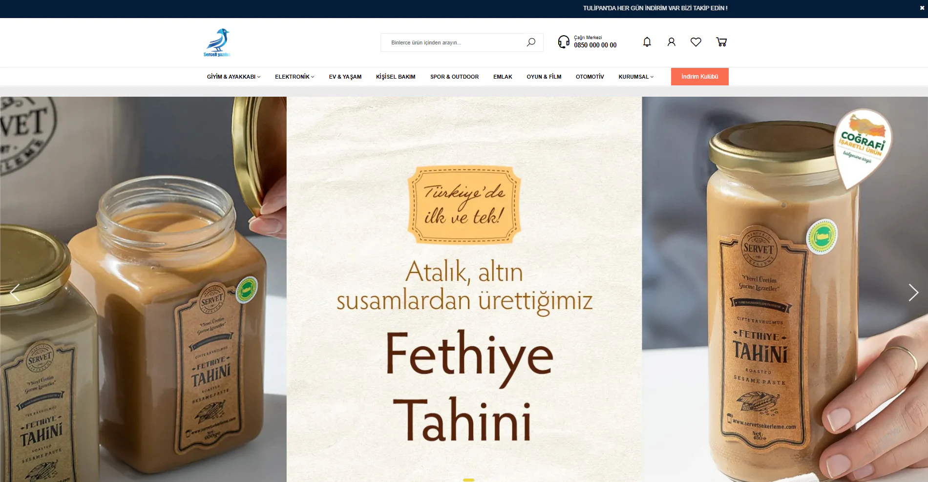 Profesyonel E-Ticaret Doğal Ürünler&Şarküteri Sitesi Yazılımı